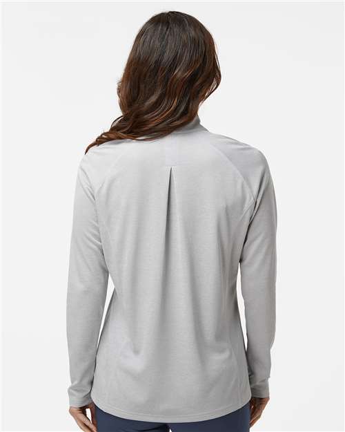 Women's Space Dyed Quarter-Zip Pullover - Grey One Heather