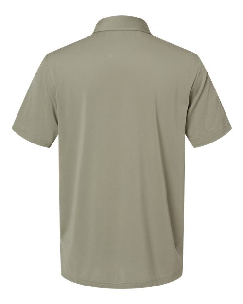 Men's Full Button Down Short Sleeve Shirt - Silver Pebble