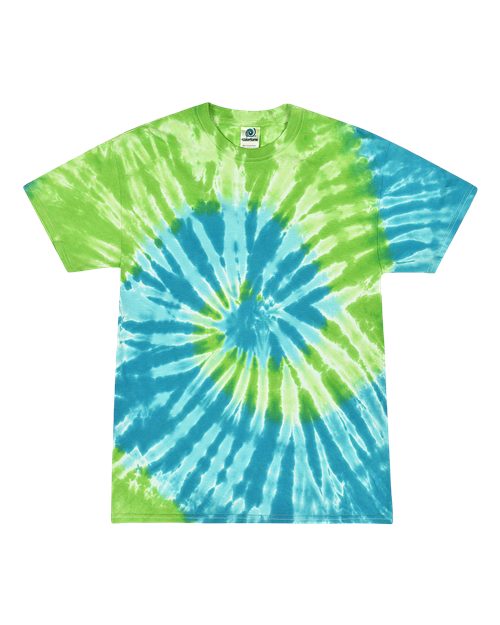 Youth Multi-Color Tie-Dyed T-Shirt - Saint Lucia
