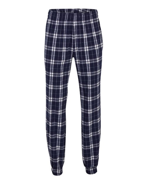 Navy/ Silver Plaid