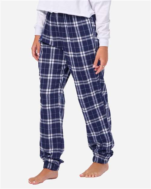 Navy/ Silver Plaid
