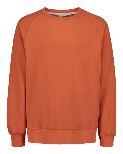 Men's Vintage Fleece Raglan Crewneck Sweatshirt - Vintage Orange
