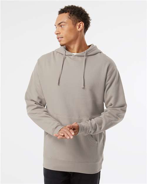 Unisex Midweight Hooded Sweatshirt - Cement