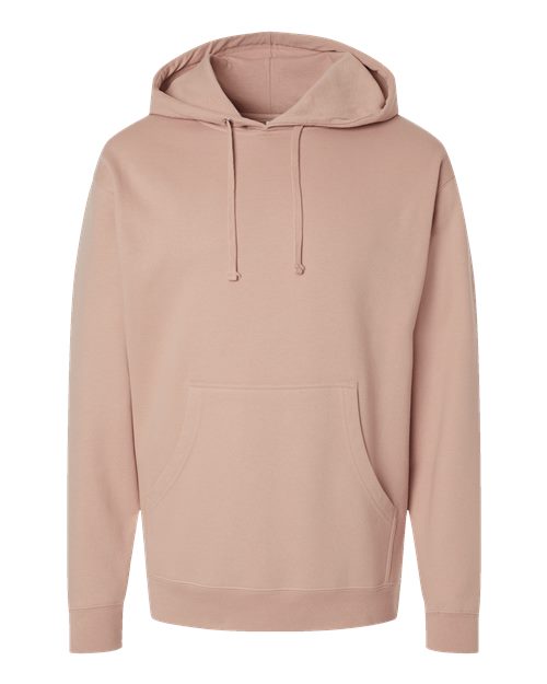 Unisex Midweight Hooded Sweatshirt - Dusty Pink
