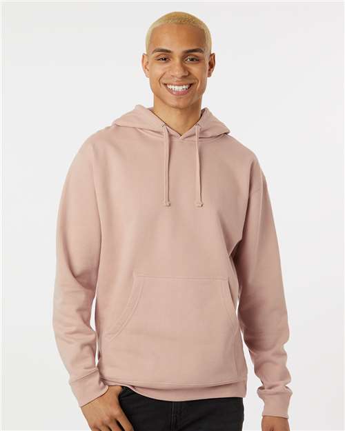 Unisex Midweight Hooded Sweatshirt - Dusty Pink