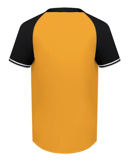 Youth Cutter Henley Jersey - Gold/ Black