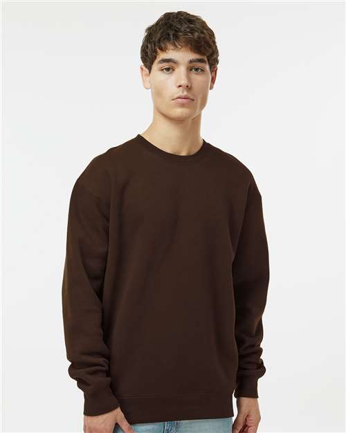 Unisex Heavyweight Crewneck Sweatshirt - Brown