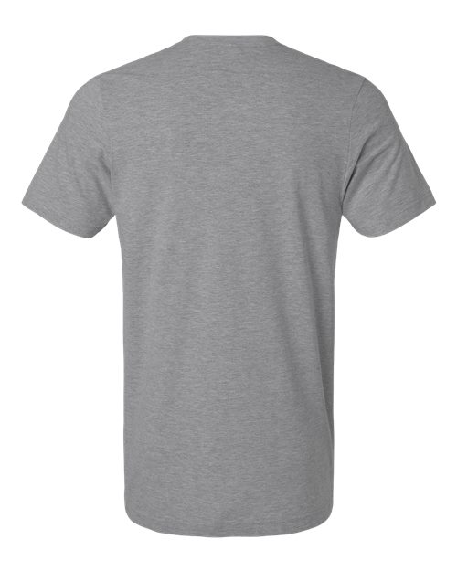 Unisex Combed CVC T-Shirt - Heather Grey