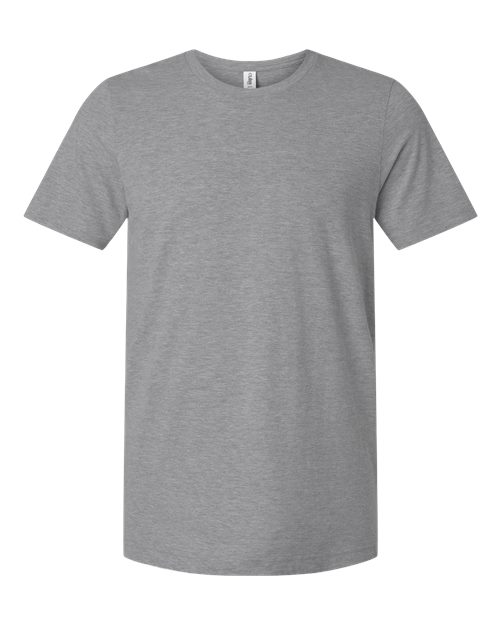 Unisex Combed CVC T-Shirt - Heather Grey