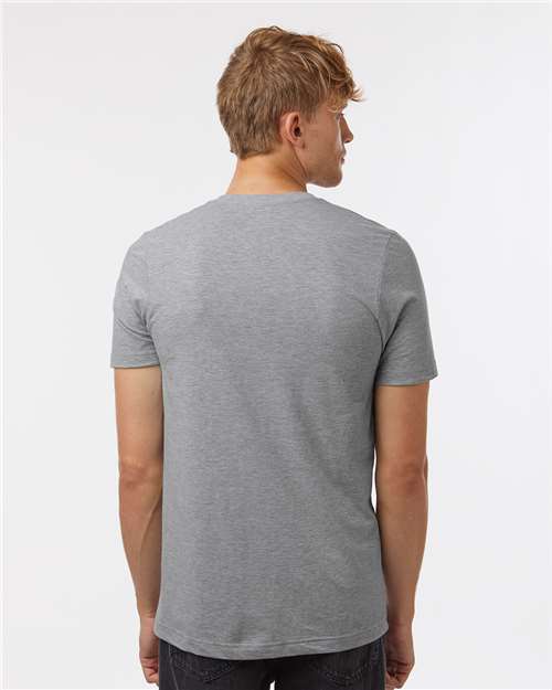 Unisex Combed CVC T-Shirt - Heather Grey