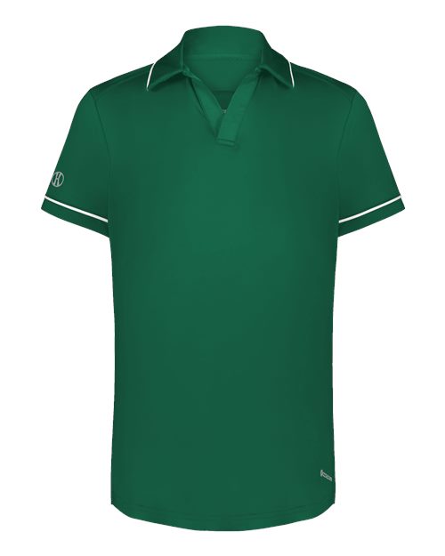 Women's CoolCore® Polo - Dark Green/ White