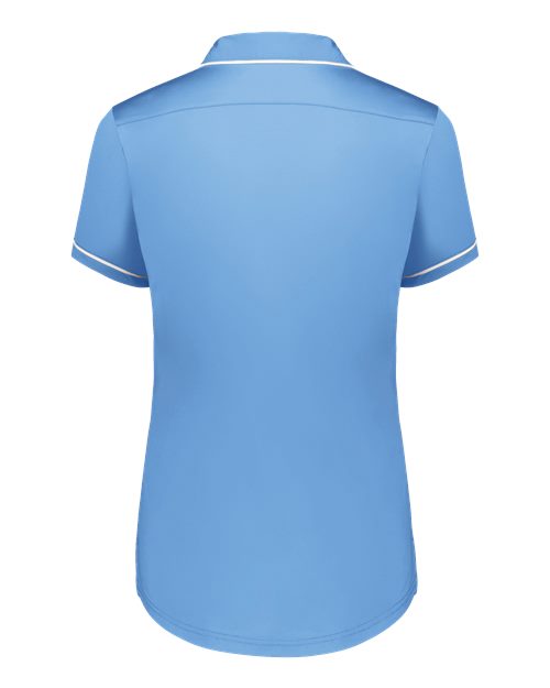 Women's CoolCore® Polo - Columbia Blue/ White