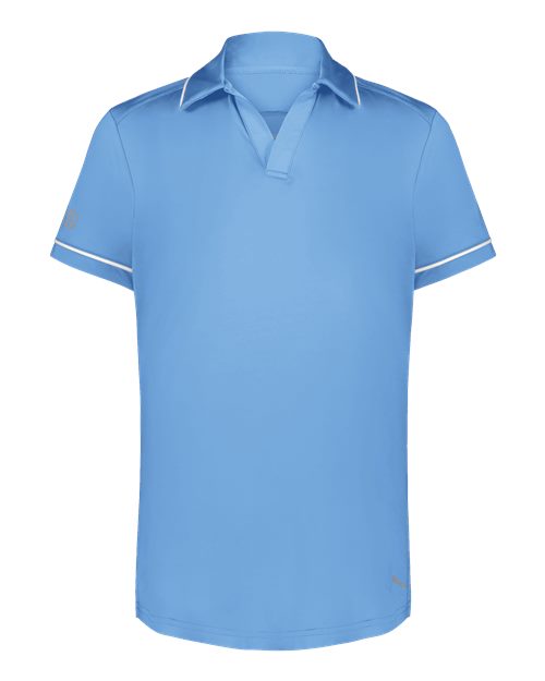 Women's CoolCore® Polo - Columbia Blue/ White