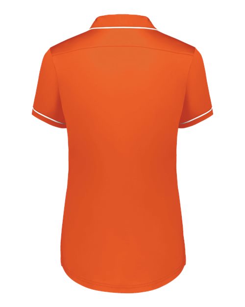 Women's CoolCore® Polo - Orange/ White