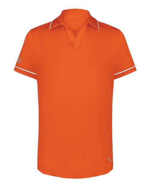 Women's CoolCore® Polo - Orange/ White