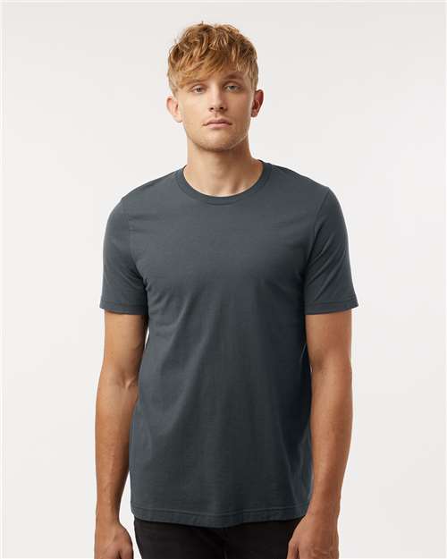 Combed Cotton T-Shirt - Dark Grey