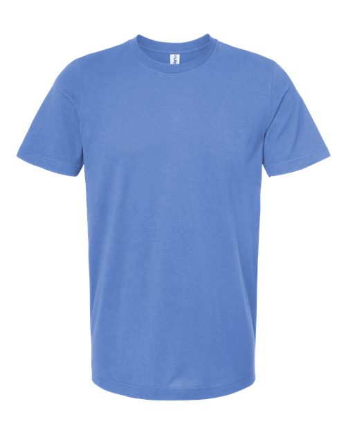 Combed Cotton T-Shirt - Columbia Blue