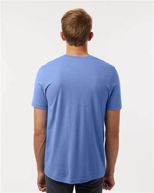 Combed Cotton T-Shirt - Columbia Blue