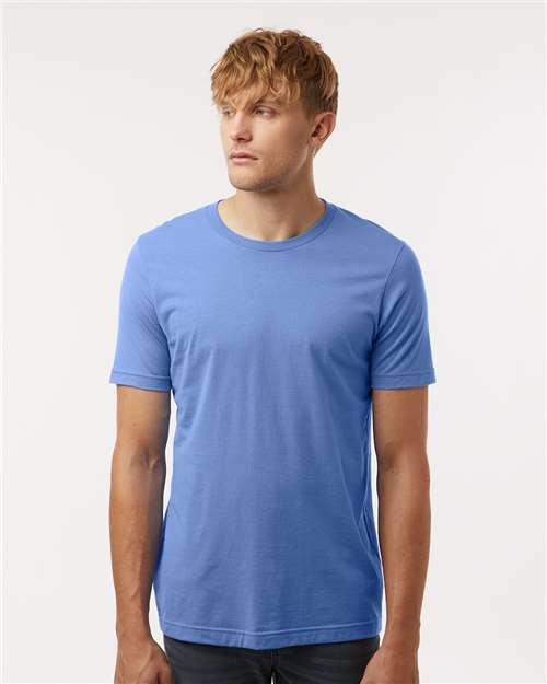 Combed Cotton T-Shirt - Columbia Blue