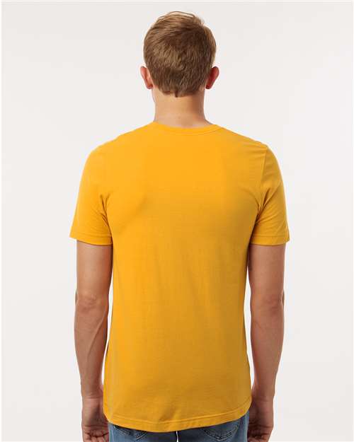 Combed Cotton T-Shirt - Gold