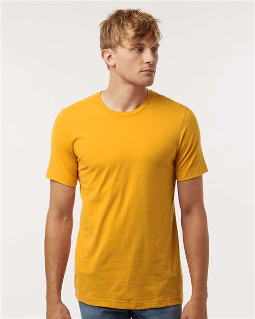 Combed Cotton T-Shirt - Gold