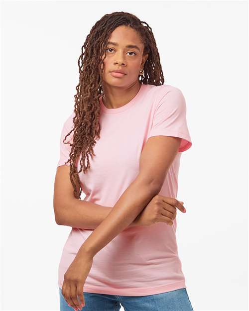 Combed Cotton T-Shirt - Light Pink