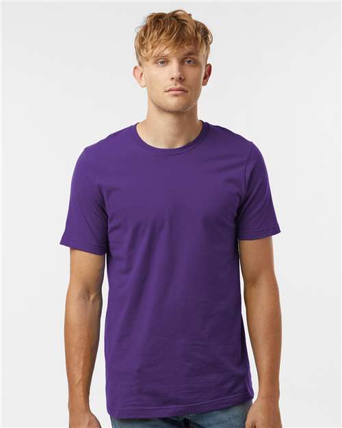 Combed Cotton T-Shirt - Deep Purple