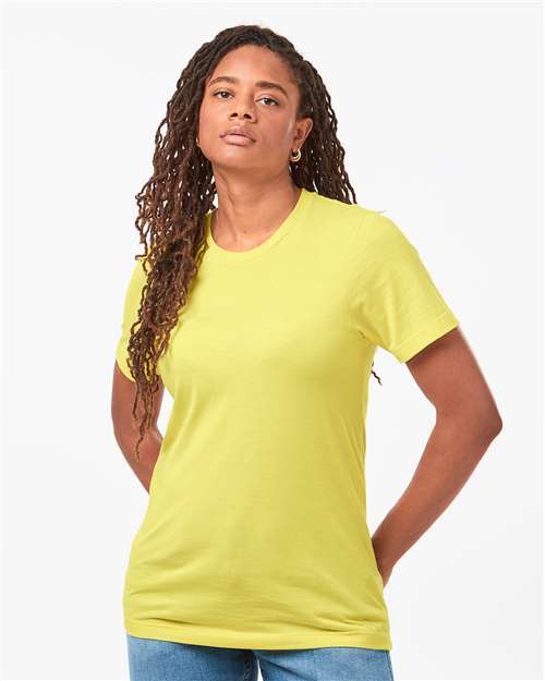 Combed Cotton T-Shirt - Yellow