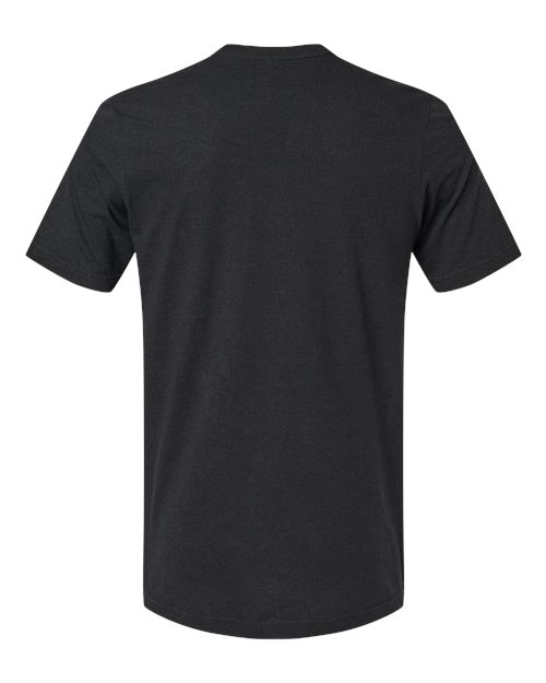 Unisex Combed CVC T-Shirt - Heather Black