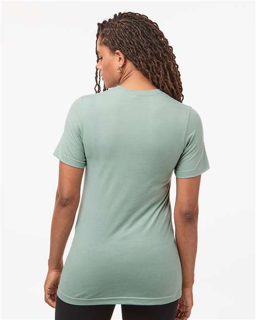 Unisex Combed CVC T-Shirt - Heather Light Sage