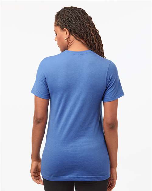 Unisex Combed CVC T-Shirt - Heather Columbia Blue