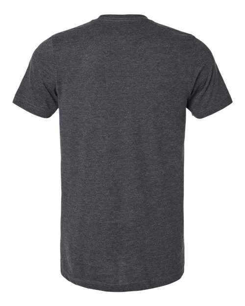 Unisex Combed CVC T-Shirt - Heather Dark Grey
