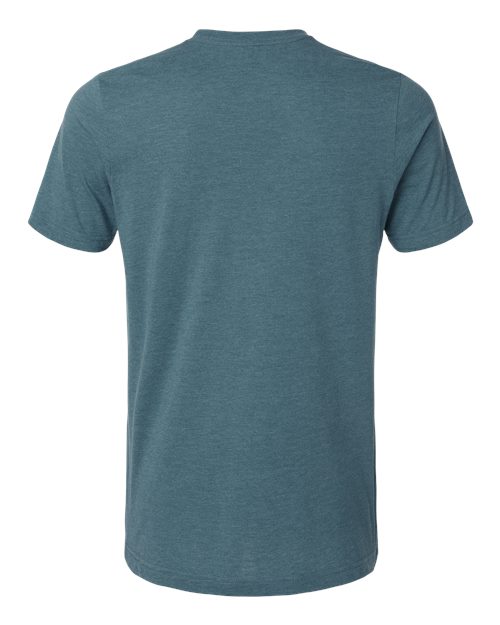 Unisex Combed CVC T-Shirt - Heather Deep Teal