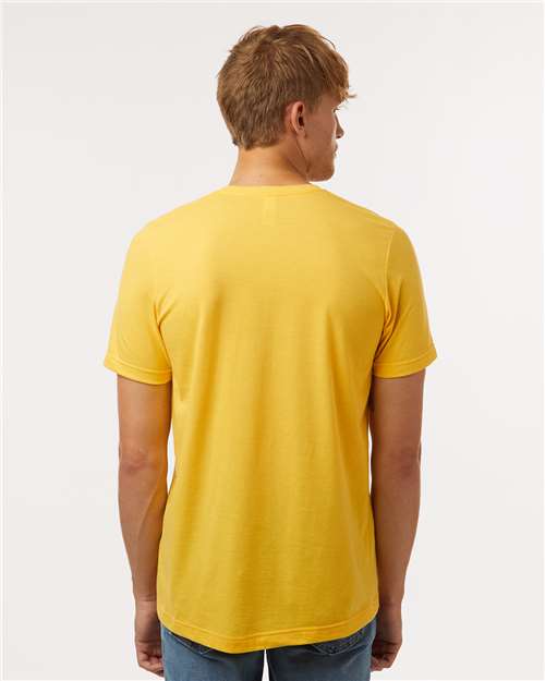 Unisex Combed CVC T-Shirt - Heather Gold
