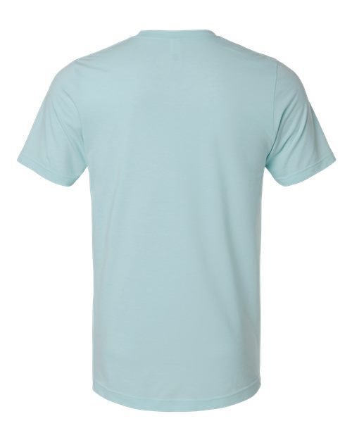 Unisex Combed CVC T-Shirt - Heather Ice Blue