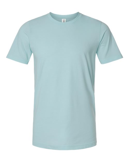 Unisex Combed CVC T-Shirt - Heather Ice Blue