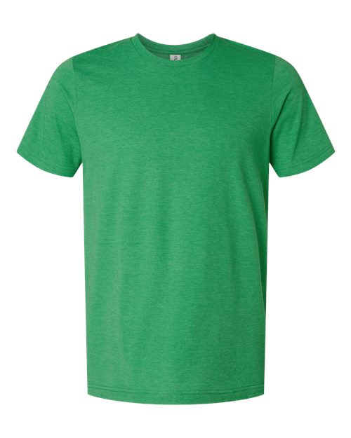 Unisex Combed CVC T-Shirt - Heather Kelly