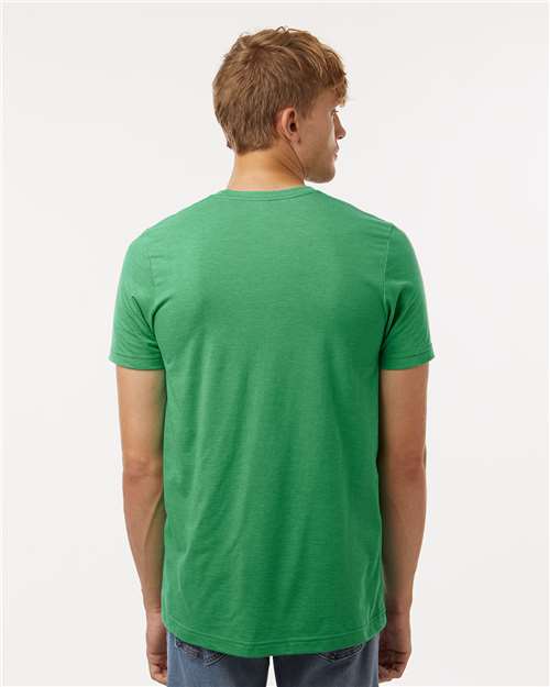 Unisex Combed CVC T-Shirt - Heather Kelly