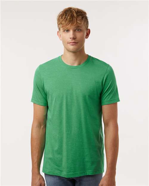 Unisex Combed CVC T-Shirt - Heather Kelly