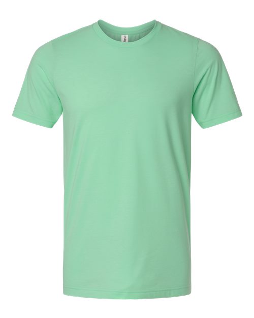 Unisex Combed CVC T-Shirt - Heather Light Mint