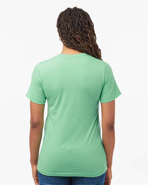 Unisex Combed CVC T-Shirt - Heather Light Mint