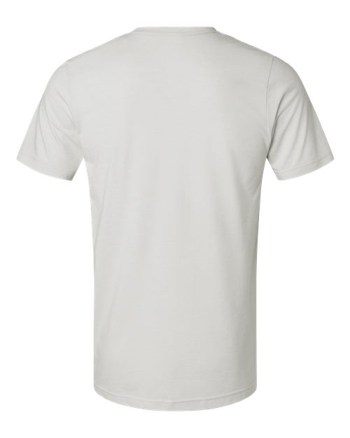 Unisex Combed CVC T-Shirt - Heather Light Silver