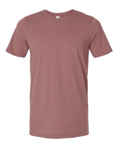 Unisex Combed CVC T-Shirt - Heather Mauve