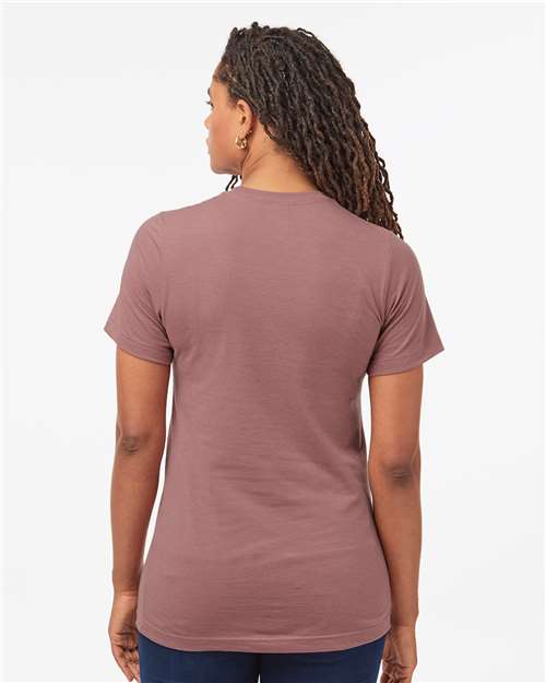 Unisex Combed CVC T-Shirt - Heather Mauve