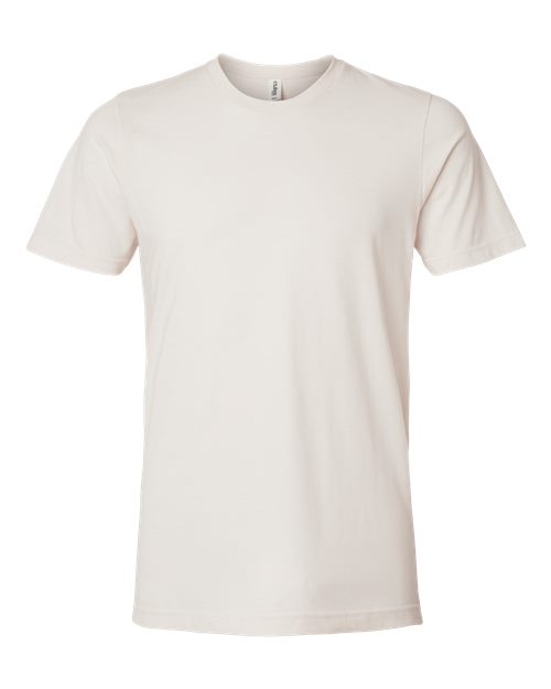 Unisex Combed CVC T-Shirt - Heather Vintage Natural