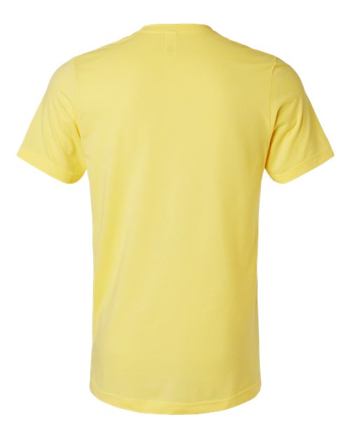 Unisex Combed CVC T-Shirt - Heather Yellow