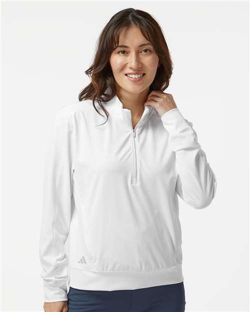 Women's Ultimate365 Quarter-Zip Pullover - White