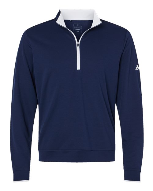 Men's Performance Lightweight Quarter-Zip Pullover - Collegiate Navy/ White