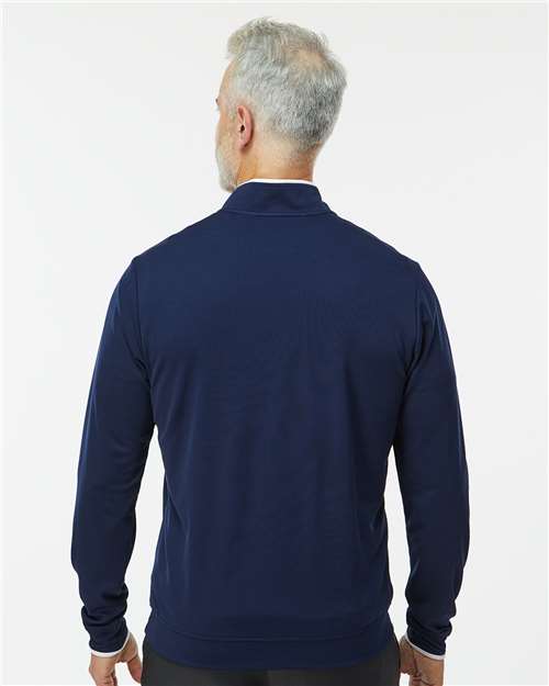 Men's Performance Lightweight Quarter-Zip Pullover - Collegiate Navy/ White
