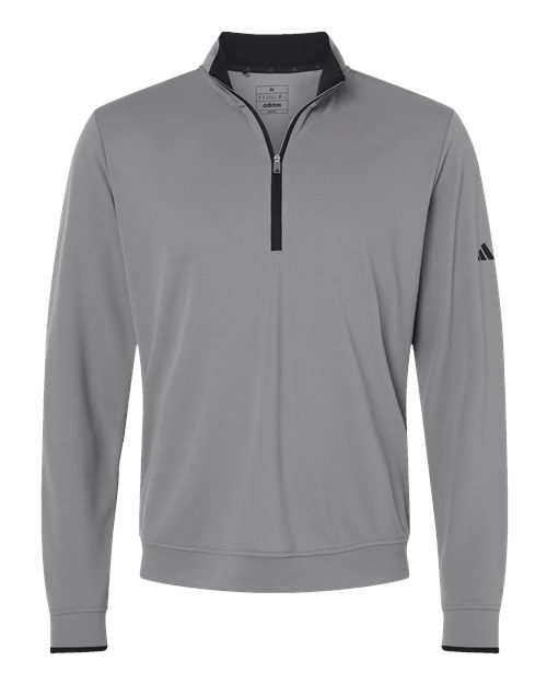 Men's Performance Lightweight Quarter-Zip Pullover - Grey Three/ Black